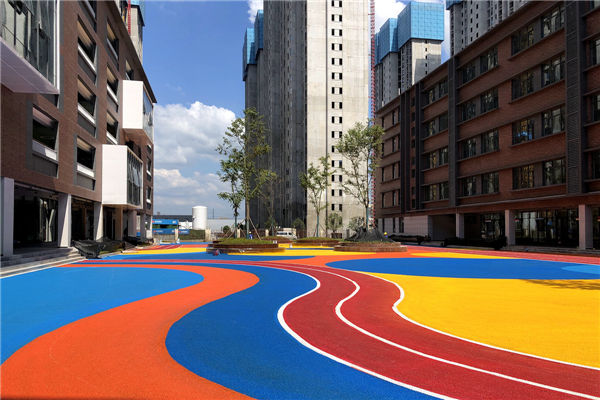 瀝青改色路面系列案例 瀝青改色路面系列案例